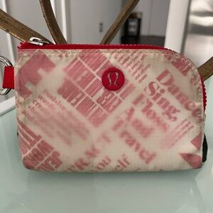 lululemon athletica Red and Cream Women's Bag